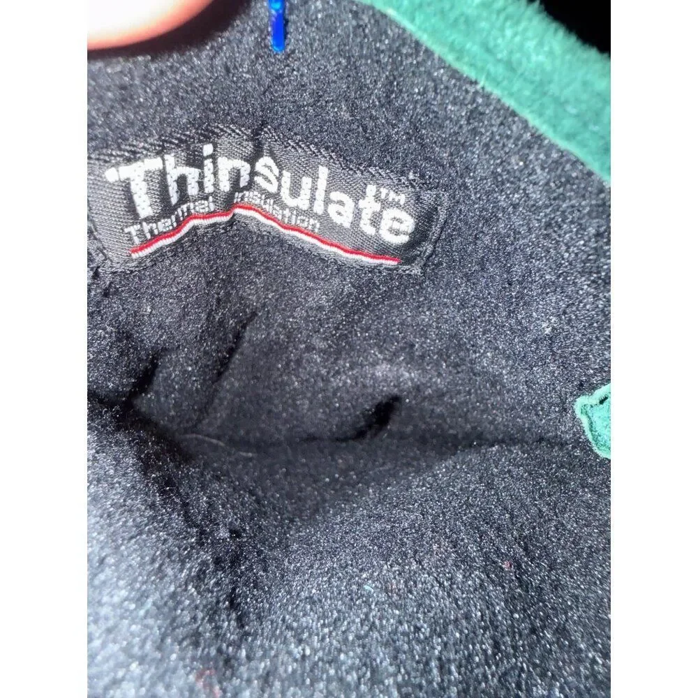Thinslate Green Pig Suede Leather Gloves Size Large